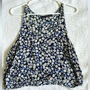 Brandy Melville crop floral tank